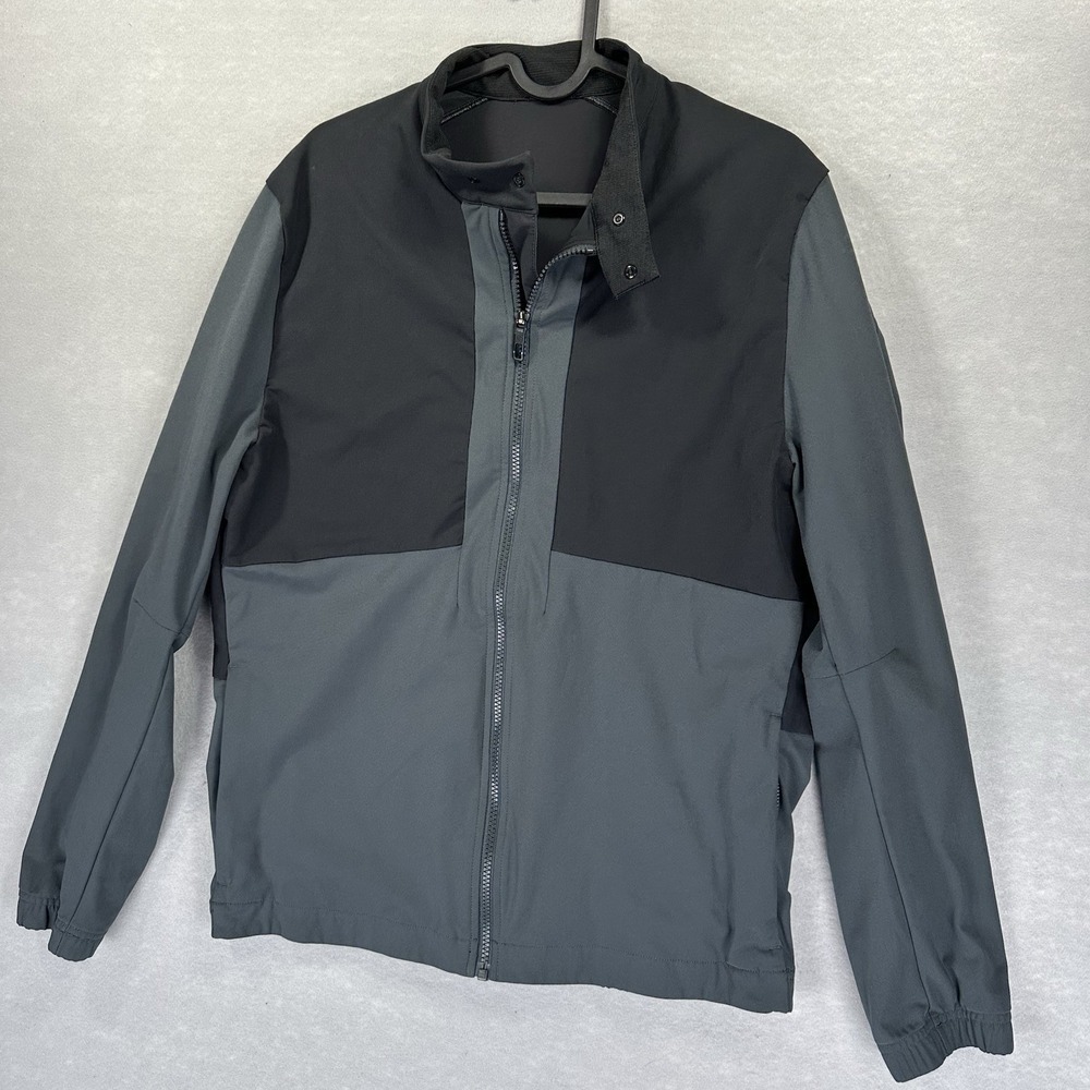 Lululemon Jacket Mens Medium Color-block Full Zip Lightweight Softshell Athletic